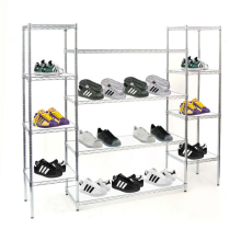 Stainless Steel Industrial Shoe Display Rack